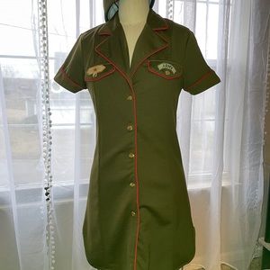 Pinup Military Costume- 2 Piece